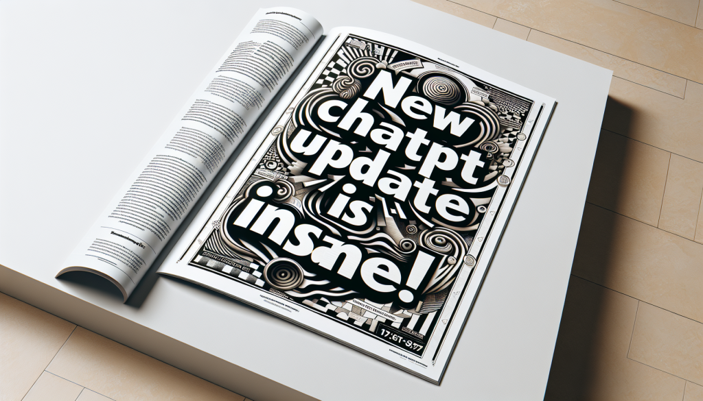NEW ChatGPT Update is INSANE! 🤯